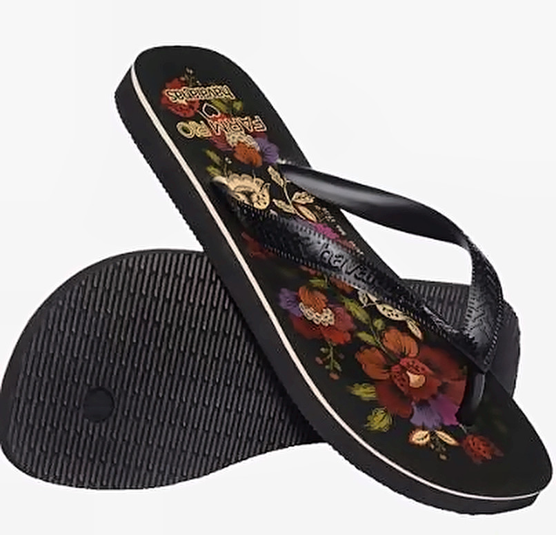 Chinelo Flor de Fita