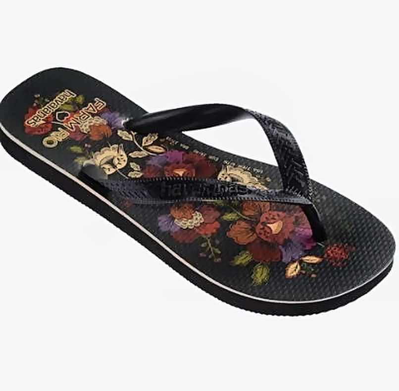 Chinelo Flor de Fita